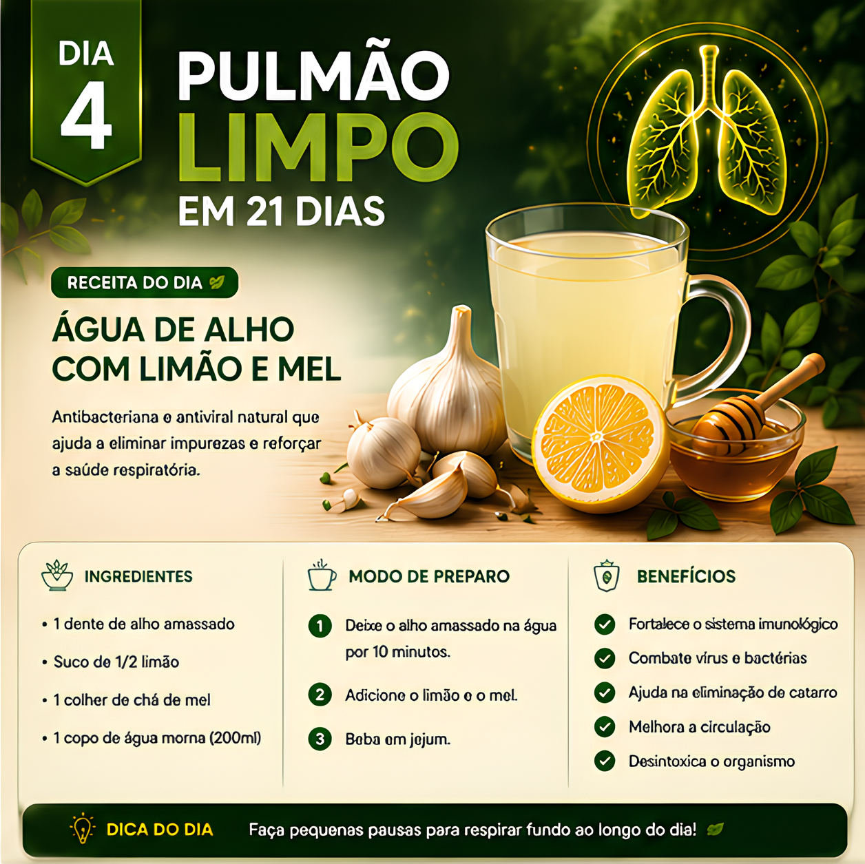 Receita brinde do dia 4