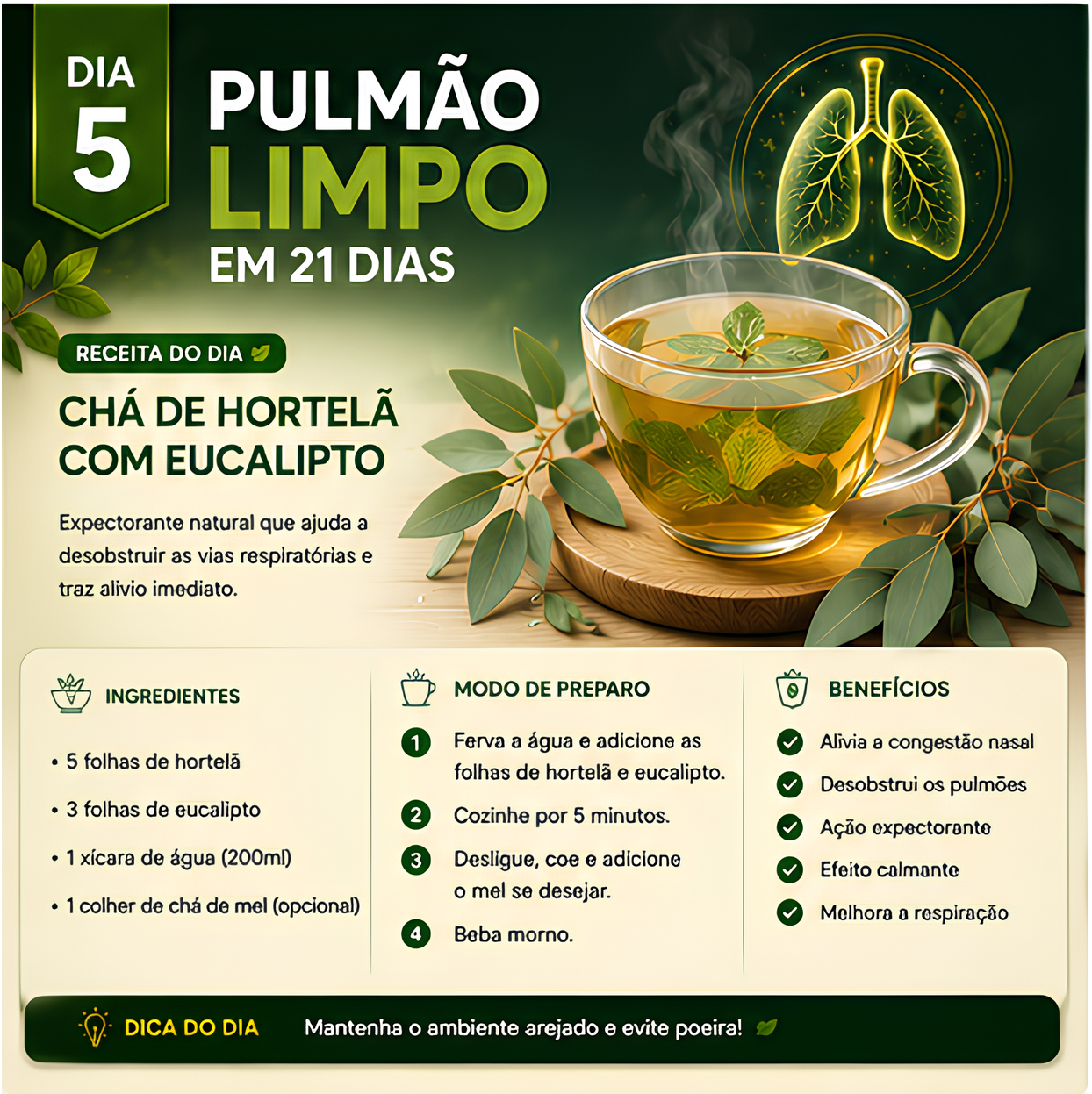 Receita brinde do dia 5
